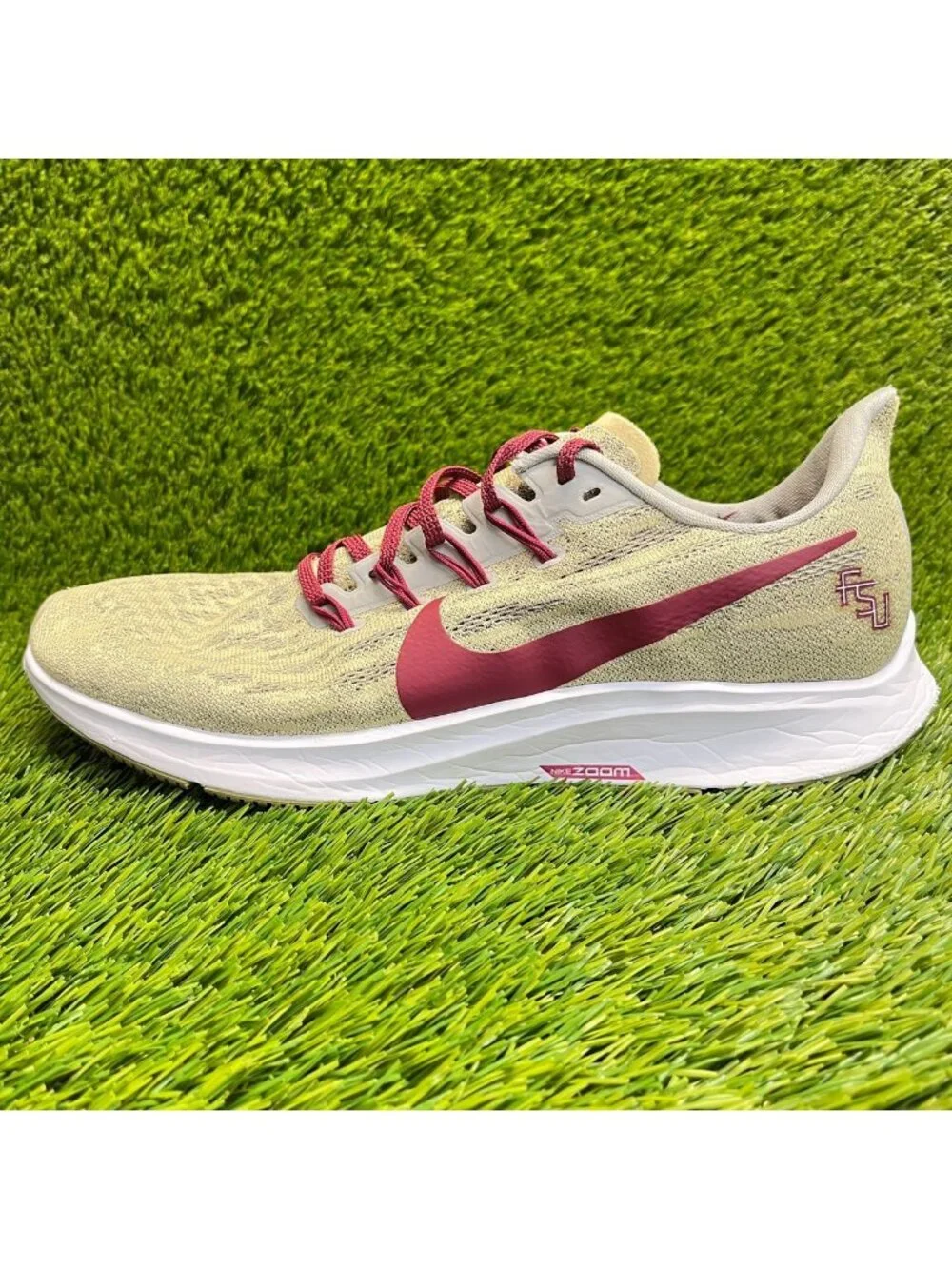 Nike Air Zoom Pegasus 36 Womens Size 12 Team Gold Red Running Shoes Sneakers